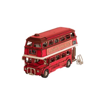 Puzzle 3D Autobuzul Londonez, 245 piese, lemn, Rolife foto