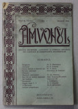 AMVONUL - REVISTA SOCIETATII &#039;AJUTORUL &#039;&#039; A CLERULUI ORTODOX DIN CAPITALA ..., ANUL XX , NR. 1 , IANUARIE , 1941