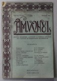 AMVONUL - REVISTA SOCIETATII &#039;AJUTORUL &#039;&#039; A CLERULUI ORTODOX DIN CAPITALA ..., ANUL XX , NR. 1 , IANUARIE , 1941