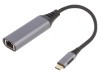 Adaptor USB-C la RJ45 1Gbps Negru 0.15m, Gembird