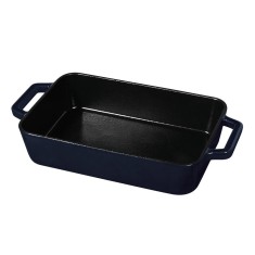 Tava fonta emailata pentru cuptor, friptura, 30 cm Aquamarine Berlinger Haus BH 6524
