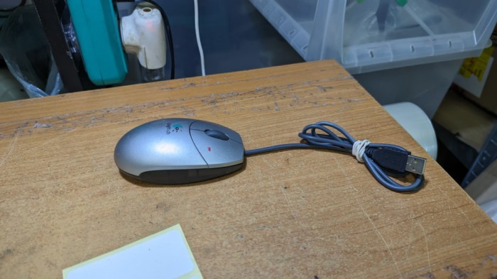 Mouse Optical Logitech Usb #B0022