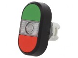 Comutator dublu roșu/verde 22mm IP66