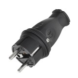 Stecher de cauciuc 16 A IP44, Geko G17515