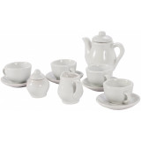 Set de ceai din ceramica pentru vopsire 18 bucati, Malplay 107704