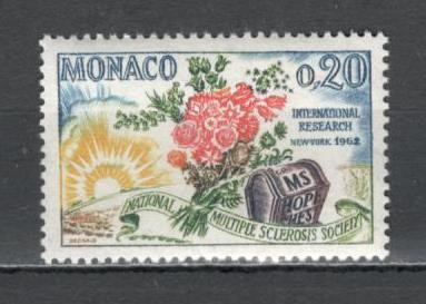 Monaco.1962 15 ani Societatea internationala ptr. scleroza multipla SM.412 foto