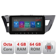 Navigatie Toyota Corolla 2013-2017 I-470 4+64 ecran 10.33&amp;quot; Android Waze USB Navigatie Internet Youtube Radio CarStore Technology foto