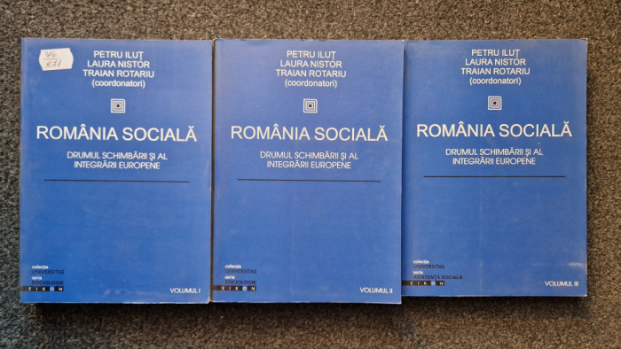 ROMANIA SOCIALA. Drumul schimbarii - Ilut, Nistor, Rotariu (3 volume)