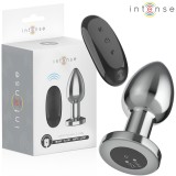 Cumpara ieftin Plug Anal Vibrator INTENSE L &ndash; 10 Vibrații, Aluminiu, cu Telecomandă, Rezistent la Apă