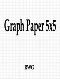 Graph Paper 5x5: 100 Pages 8.5&quot;&quot; X 11&quot;&quot;