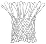 Plasa cos baschet, 12 carlige de agatat, lungime 55 cm, alb