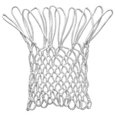 Plasa cos baschet, 12 carlige de agatat, lungime 55 cm, alb