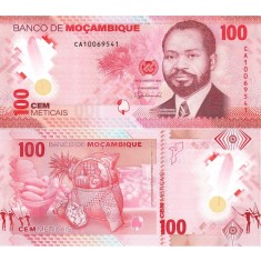Mozambic 2024 - 100 meticais, necirculata - polimer