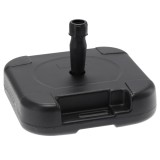 Baza pentru umbrela de gradina 19 L cu umplere cu apa, neagra