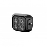 Stroboscop Auto Profesional 4 LED Galben 10W, 12/24V, Omologare ECE R10/R65, 2 Niveluri Intensitate, Avertizare Luminoasa