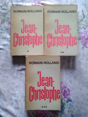 JEAN CHRISTOPHE de ROMAIN ROLLAND VOL. I II III 1969 foto