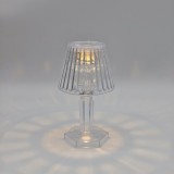 Decoratiune veioza Hoff Clear 1, LED cu lumina calda, H 11.5 cm, alimentare baterii
