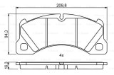 Placute Frana Disc Bosch 0986494787 Porsche Cayenne Macan Panamera