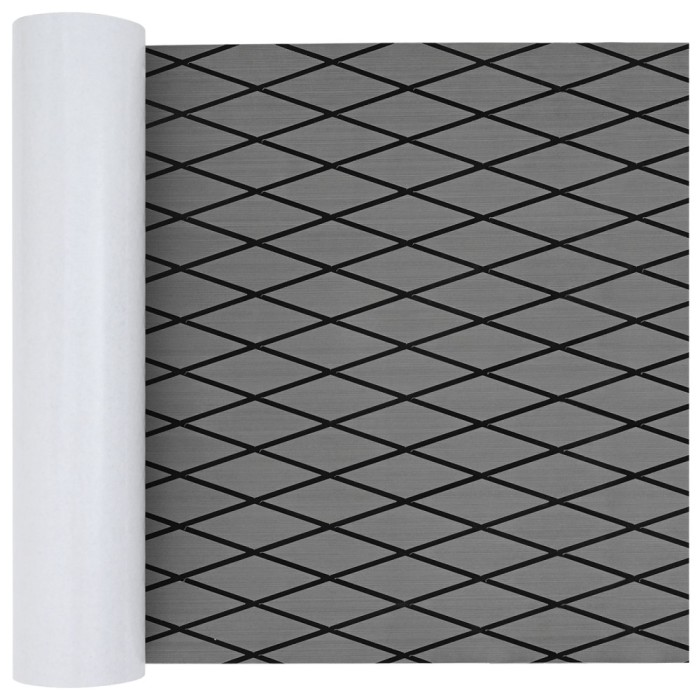 vidaXL Podeaua pentru bărci autoadezivă gri deschis și negru 190x70 cm spumă EVA