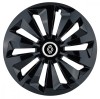 Set 4 Capace Roti Renault Fox Black R16 Autohelix MSA - Compatibil Jante Otel - Accesorii Auto Aftermarket - Design Atractiv
