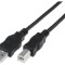 Cablu USB 2.0 A-B 3m Negru