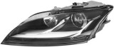 Far Audi TT (8J), 05.2006-09.2014, partea Dreapta, tip bec H7+H7, electric, cu motoras, cu rama neagra, MAGNETI MARELLI