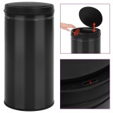 Cumpara ieftin Cos de gunoi automat cu senzor, 70 L, negru, otel carbon