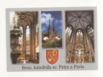 FA60-Carte Postala- CEHIA - Brno, Catedrala Sf. Petru si Pavel, necirculata foto