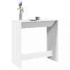 VidaXL Masă de bar, alb, 102x50x103,5 cm, lemn prelucrat 854427