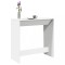 vidaXL Masă de bar, alb, 102x50x103,5 cm, lemn prelucrat 854427