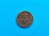 5 Haleru 1925 Cehoslovacia-XF+AUNC, Europa