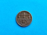 5 Haleru 1925 Cehoslovacia-XF+AUNC