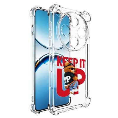 Husa antisoc pentru oppo find x8 pro, airbag pro, clear, keep it up foto