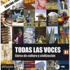 Todas las voces B1 – Libro del alumno - Paperback brosat - Alejandro Sáenz, César Chamorro, Matilde Martínez, Núria Murillo - Difusión