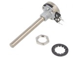 Potentiometru axial 4.7k&Omega; 200mW THT 6mm metalic