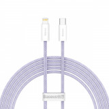 Cablu De &icirc;ncărcare Rapidă Baseus Dynamic 2 Series USB-C - Lightning 20W 480Mbps 2m Violet CALD040305