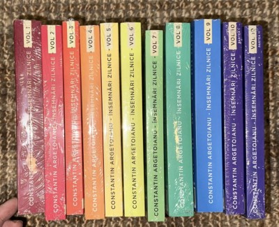Argetoianu Insemnari zilnice 11 volume set complet foto