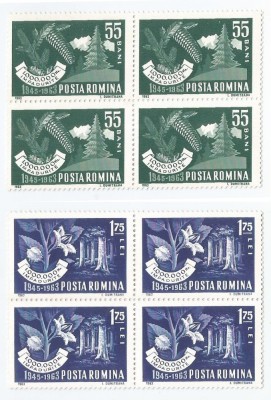 |Romania, LP 573/1963, Impadurirea, bloc 4, MNH foto