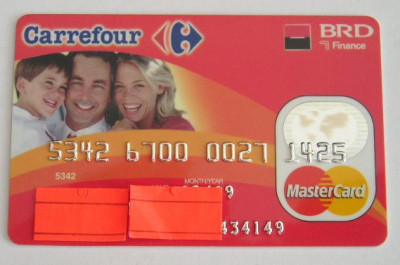 B12 5 - Card bancar foarte vechi - piesa de colectie foto