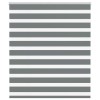 Jaluzea tip zebra gri inchis latime tesatura 120,9 cm poliester