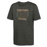 Vegas Golden Knights tricou de copii Goal Tender Ss Triblend - Dětsk&eacute; S (6 - 8 let)
