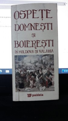Ospete Domnesti si Boieresti in Moldova si Valahia - Radu Lungu foto