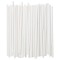 Set 100 paie, flippy, din hartie, 20 cm, model uni, alb