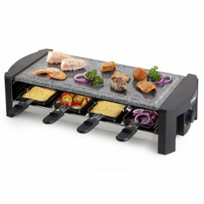 Gratar electric raclette piatra naturala DO9039G ,1300 W, 8 persoane foto