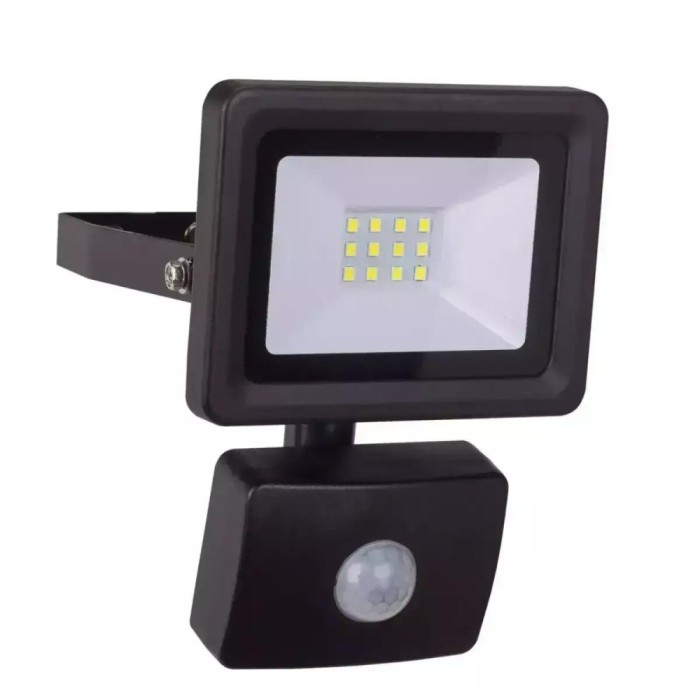 Lampa de perete cu sensor de mi&Aring;care slim 10w smd led, ip44