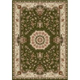 Covor Model Lotos 1520-310, Marime 80 x 150 cm, Verde, Inaltime Fir 8 mm, Antialergic, Polipropilena, Living, Dormitor, Sufragerie, Birou