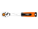Clichet 3/8 cu comutator 200mm 90 dinți NEO TOOLS