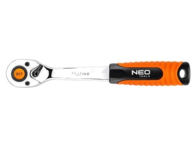 Clichet 3/8 cu comutator 200mm 90 dinți NEO TOOLS foto