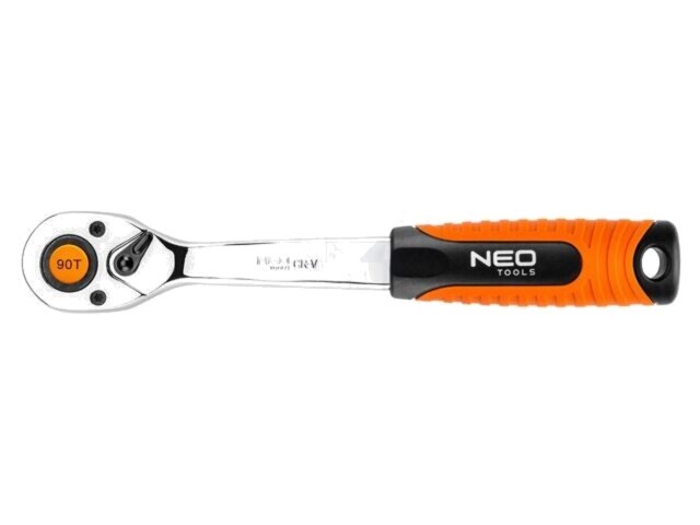 Clichet 3/8 cu comutator 200mm 90 dinți NEO TOOLS