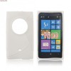 Husa Silicon S-Line Alba Nokia Lumia 1020 - Protectie Telefon Slim
